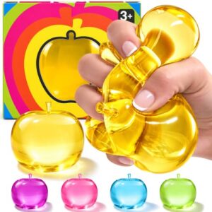 Apple Squishy Toy, Slow Rising Stress Ball & Sensory Fidget