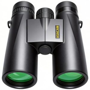 Asacam 12x42 Binoculars for Adults, HD High Powered Binoculars with BAK4 Prism, Lightweight for Bird Watching, Hunting and Travel