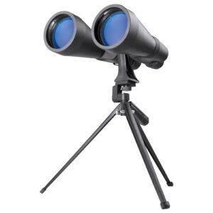 BARSKA X-Trail 15x70 Binocular w/ Tripod Adapter & Tripod , Black | 15x70 binoculars with 15x magnification and 70mm objective for astronomy, birdwatching and wildlife