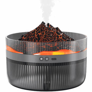 BCOOSS Essential Oil Diffuser Volcano Aromatherapy Fragrant Oil Air Humidifier for Large Room Home,Black