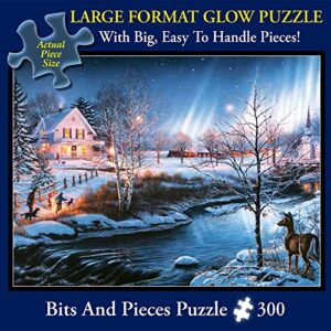 Bits and Pieces Jigsaw Puzzles for Adults 300 Pieces - All is Bright