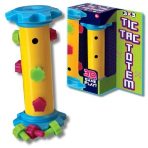 Blast Off! Tic Tac Totem 3D Tic Tac Toe Strategy Game | 3D strategy game, win any direction, memory and critical thinking, easy to learn, quick to play, for game nights and travel