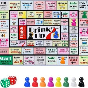 Board Game for Party, 2-8 Players Board Games for Adult, Funny Party Interactive Games for Game Night, Birthday, Family Play or Any Occasion, Age 21+
