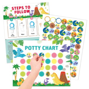 bobasndm Cute Potty Reward Chart for Toddlers Potty Training Stickers for Toddlers Fun Motivating