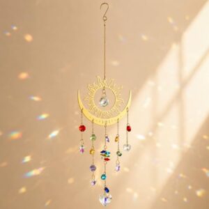 Bohemian Crystal Suncatcher, Crystal Prism Suncatcher, Rainbow Maker (Sun)