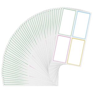 BOHUIZ 2000Pcs Dry Erase Labels, Dry Erase Stickers Self-Adhesive Name Tags