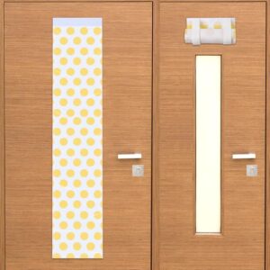 Breling 2 Pcs Classroom Door Window Cover Blackout Shade,Stylish