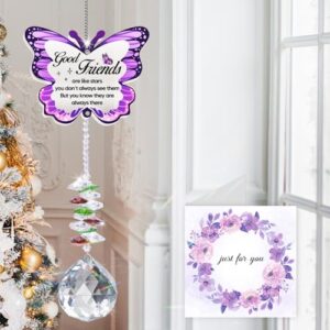 Butterfly-Shaped Crystal Ball Sun Catcher - Birthday Gift for Friends