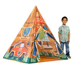 Car Camping Teepee Tent for Kids Boys Outdoor Playhouse
