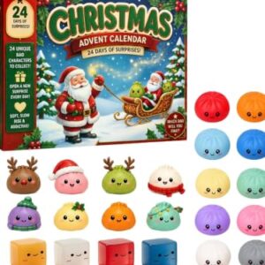 Christmas Squishies Advent Calendar 2026 Countdown for Adults
