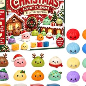 Christmas Squishies Advent Calendar 2026 Countdown for Adults