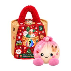 Christmas Squishy Fun Dumpling Plush Bun Fidget Toys for Adults