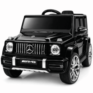 COFUNOK 12V Power Ride on Toys for Toddlers, Kid Electric Car, G63 G Wagon Licensed Mercedes-Benz with Remote Controls, Aged 3-8Y,Max 3 MPH,Black