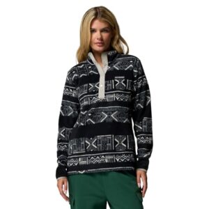 Columbia Women's Benton Springs Printed 1/2 Snap | Benton Springs Printed 1/2-Snap Pullover brings cozy comfort to cool days