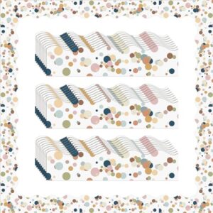 Containlol 118ft Bulletin Board Border Classroom Border, Boho Dots Style
