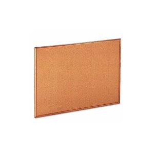 Cork Bulletin Board, 48 x 36, Natural, Oak Frame