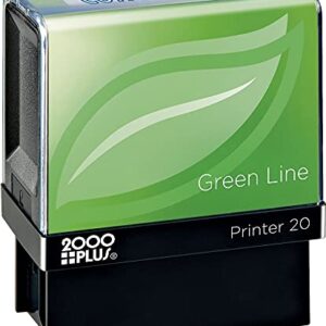 COSCO 2000PLUS Green line Message Stamp, Confidential, 1.5 x 0.56, Blue
