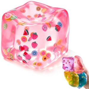 Cube Squishy Toy, Slow Rising Stress Cube Fidget Toys