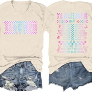 Cutesong Teacher Shirts for Women Back to School Teaching Life Tee Tops