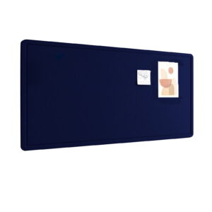 Dark Blue Felt Bulletin Board for Wall Mount Office Decor, Teacher Classroom Display and Dorm Photo Decor, 1Pc Felt Pin Display Board for Bulletin Decor