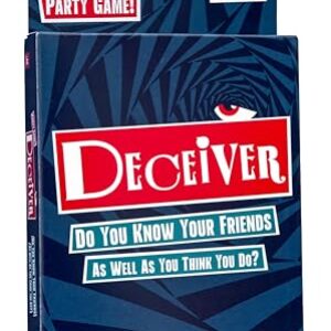 Deceiver: A Social Deduction Card Game for Fun Family Game Nights & Parties