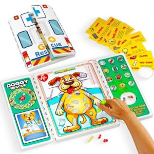 Dog Operate Electronic Board Game, Kids Board Games for 1+ Players