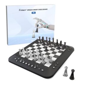 Electronic Chess Set, Board Game, Smart Chess Board, Computer Chess Game, Electronic Chess Set Game, Chess Sets Games Lovers, for Beginners Great Partner for Play and Practice