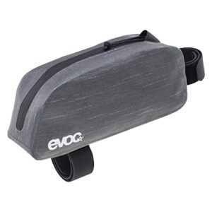 EVOC TOP TUBE PACK WP 0.8L CARBON GREY | EVOC Waterproof Carbon Grey Top Tube Bag 0.8L with Mesh Pockets