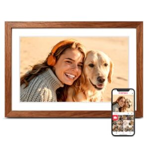 Frameo 10.1'' Digital Picture Frame WiFi, Electronic Photo Frame 32GB