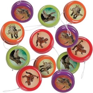 Fun Express Dinosaur Yoyos - 12 Pieces