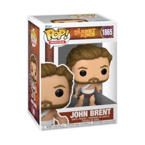 Funko POP! Movies: Planet of the Apes - John Brent | Official Sci-Fi Merch - Collectable Vinyl Figurine for Shelf Display - Birthday Gift Idea for Fans and Collectors