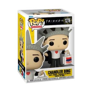 Funko POP! TV: Friends - New York Chandler Bing | Official Merch - Collectable Vinyl Figurine for Shelf Display - Birthday Gift Idea for Fans and Collectors