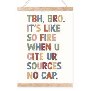 Funny Classroom Wall Art Decor English Teacher Gifts for Male English Teachers Women Classroom Theme Door Hanging English Grammar Wall Art Wooden Hanging Sign Decoration Multicolor 12x16 Inch