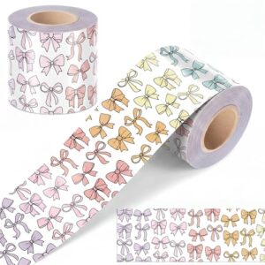 Fuutreo 65.6 ft Pastel Bow Bulletin Board Borders