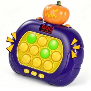 GAPER GO Fast Push Game Fidget Toys for Kids, Handheld Puzzle Game Sensory Toys, Quick Push Light Up Pop Game Gifts for 3-12 Year Old Boys Girls, Easter Basket Stuffers