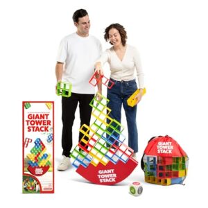 Giant Tower Stack - The Jumbo Block Balancing Game by Relatable