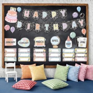 Gilprop 75 Pcs Happy Birthday Bulletin Board Set