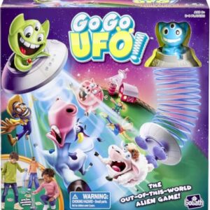 Goliath Go Go UFO Game | Alien Adventure Game with Non-Stop Slinky Action | 2-6 Players, Ages 6+
