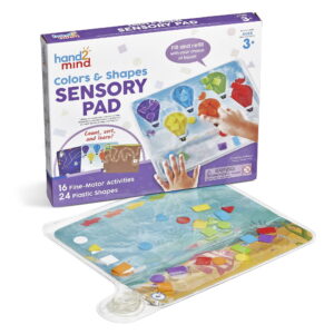Hand2mind Kids Sensory Pad With Colors and Shapes, 18 Pieces, Ages 3+