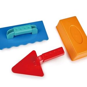 Hape Master Bricklayer Beach and Sand Toy Set Toys, Multicolor, Bold