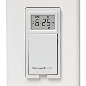 Honeywell Home RPLS730B1000/U RPLS730B1000 7-Day Programmable Light Switch Timer, White