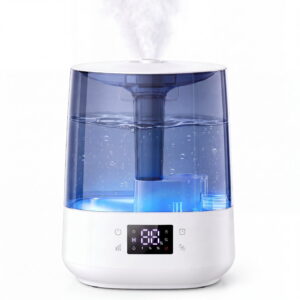 Humidifiers for Bedroom, 6L Top Fill 40H & 24dB Quiet Runtime for Large Room, Cool Mist Ultrasonic Smart Humidifier with Humidity Sensor, Night Light for Home, Baby, Nursery, Plants