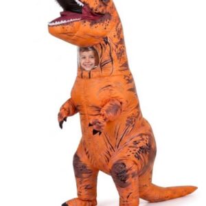 Inflatable T‑Rex Dinosaur,6FT Blow Up Bouncy Dino for Halloween Cosplay Theme Party