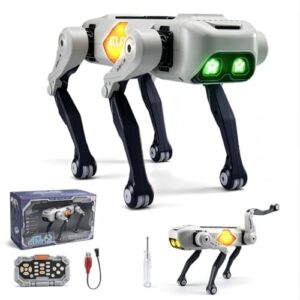 Interactive Smart Robot Dog Voice App Control STEM Toy Gift For Kids 6-12