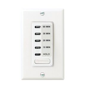Intermatic EC210WK 10/20/30/60 Minute Countdown Timer, White