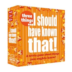 I Should Have Known that!—Three Things, Trivia Game