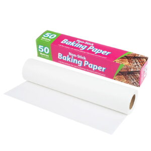 Jialinnn Non-stick Chlorine-free Parchment Paper Roll, 12 in x 16 ft, Red
