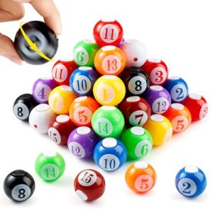JOYIN 36 Pack 8-Ball Pool Fidget Spinners Party Favors for Kids 4-8 8-12 | Halloween Bulk Classroom Treasure Box Prizes, Pinata Fillers, Goodie Bag Stuffers for Carnival Birthday Gifts