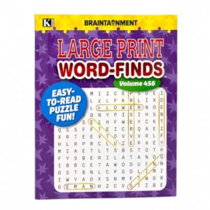 Kappa Braintainment Large Print Word-Finds Puzzle Book Vol 456