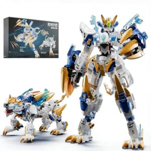 KIBVE White Tiger Mech Robot Building Blocks Set 515PCS